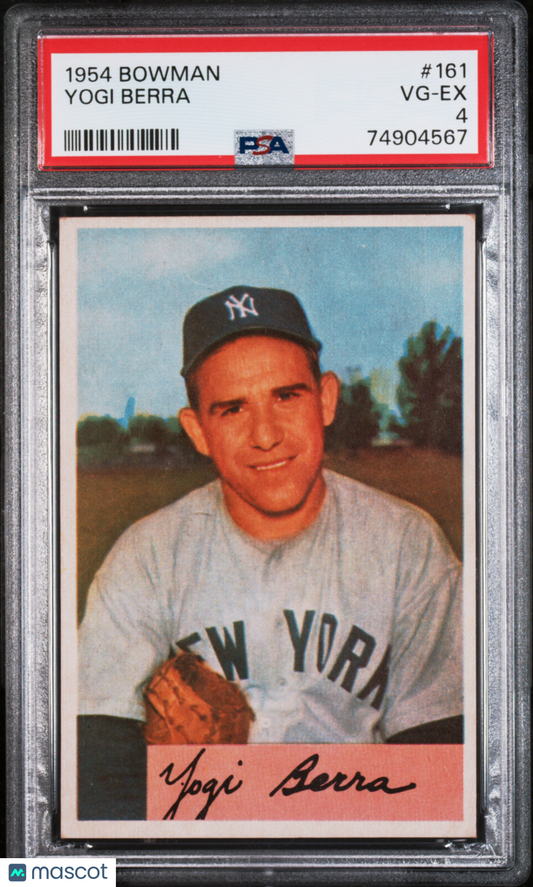 1954 Bowman Yogi Berra #161 PSA 4
