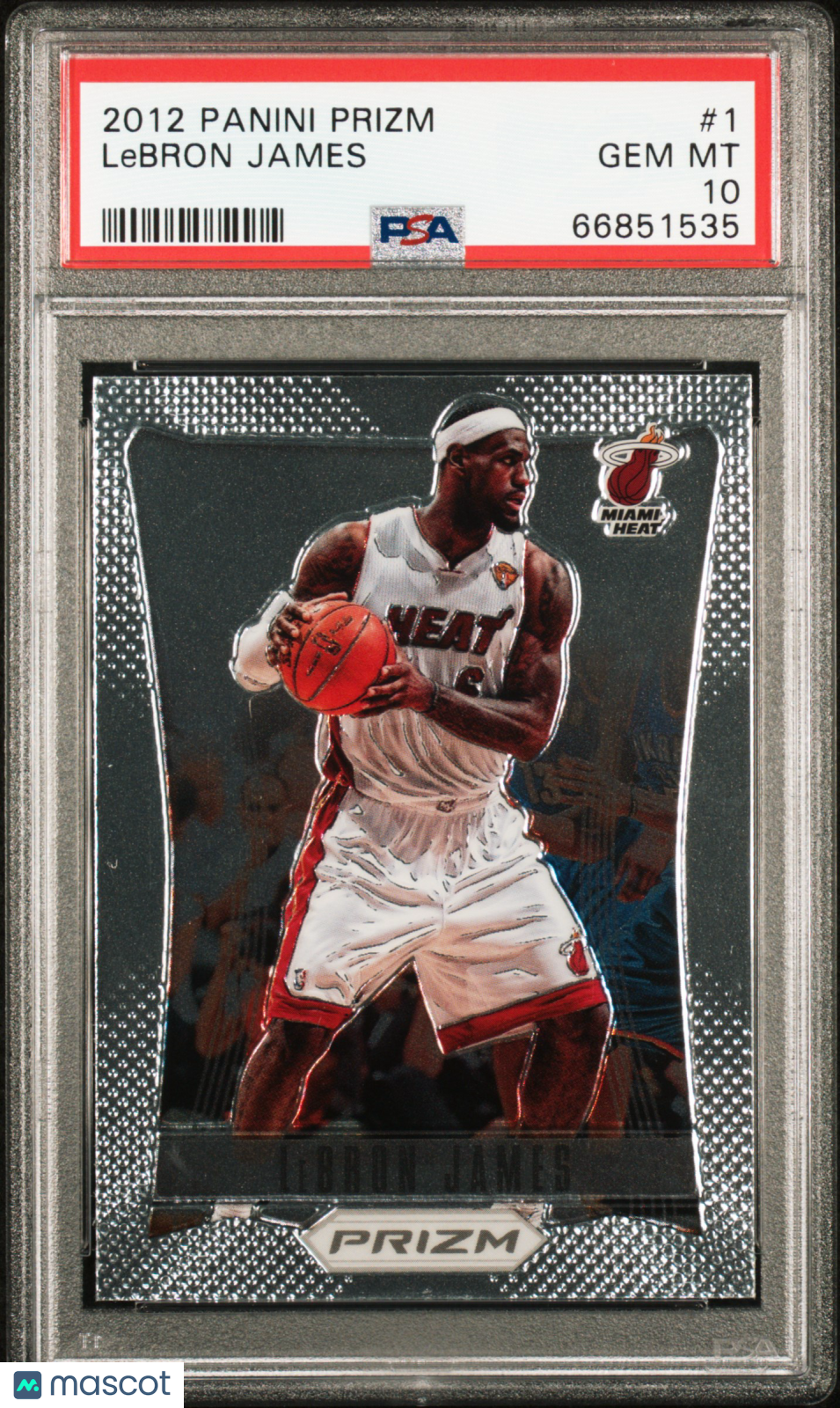 2012 Panini Prizm LeBron James #1 PSA 10