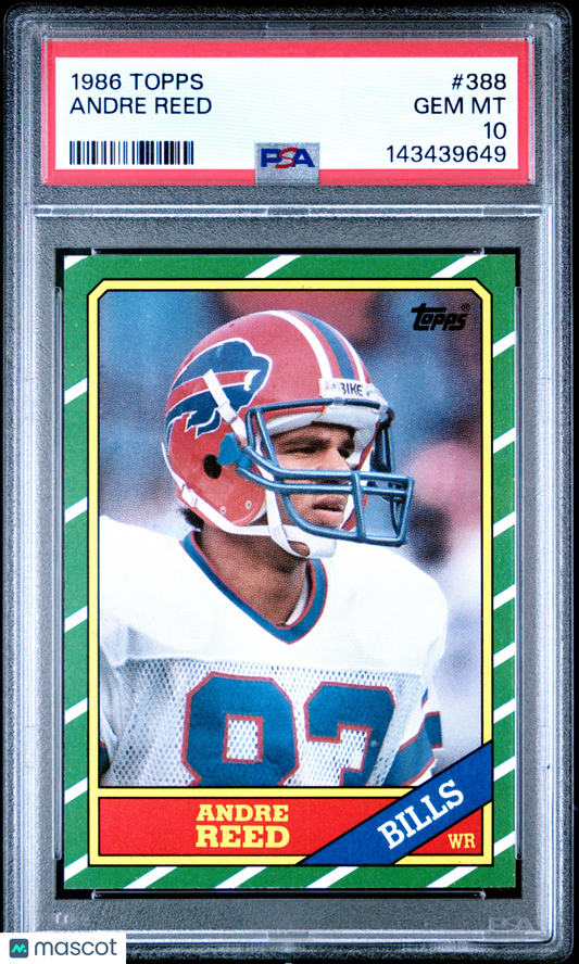 1986 Topps Andre Reed #388 PSA 10