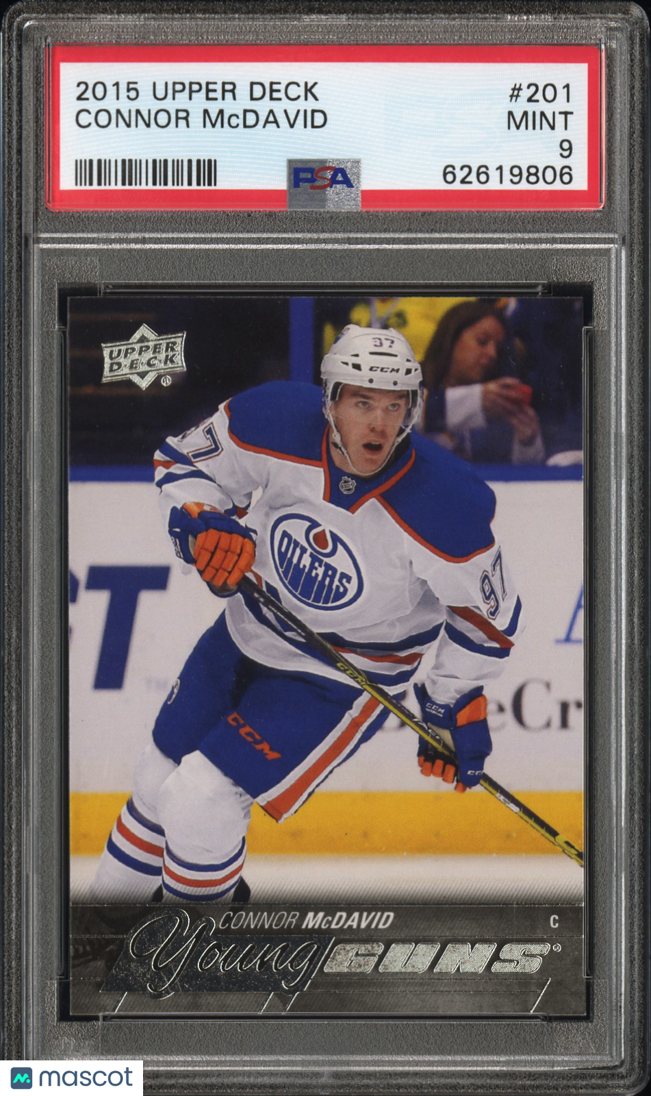 2015 Upper Deck Connor McDavid #201 PSA 9