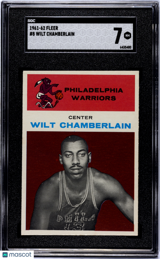 1961 Fleer Wilt Chamberlain #8 SGC 7
