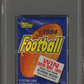 1984 Topps Football Wax Pack Wax Pack PSA 8