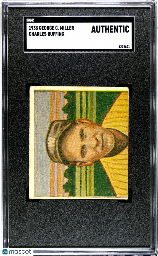 1933 George C. Miller Charles Ruffing SGC A