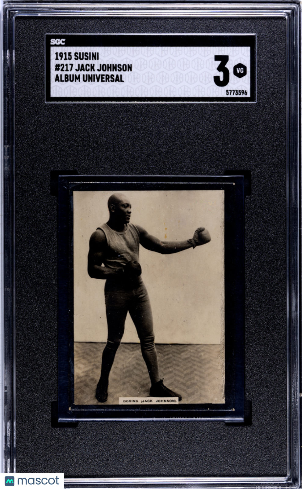 1915 Susini Jack Johnson #217 Album Universal SGC 3
