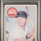1969 Topps Mickey Mantle #500 Last Name In Yellow PSA 2