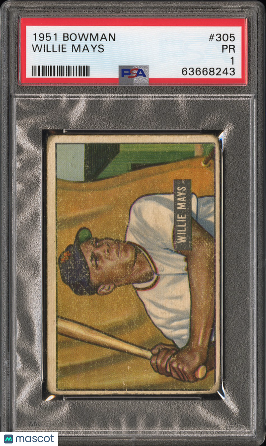 1951 Bowman Willie Mays #305 PSA 1