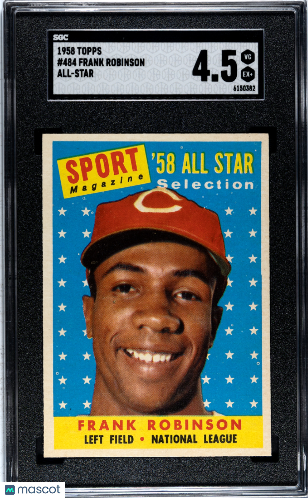 1958 Topps Frank Robinson #484 All Star SGC 4.5