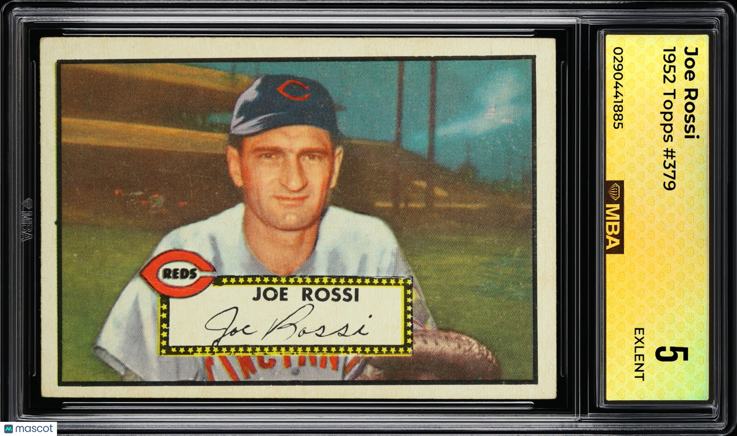 1952 Topps Joe Rossi #379 MBA 5