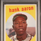 1959 Topps Hank Aaron #380 PSA 8