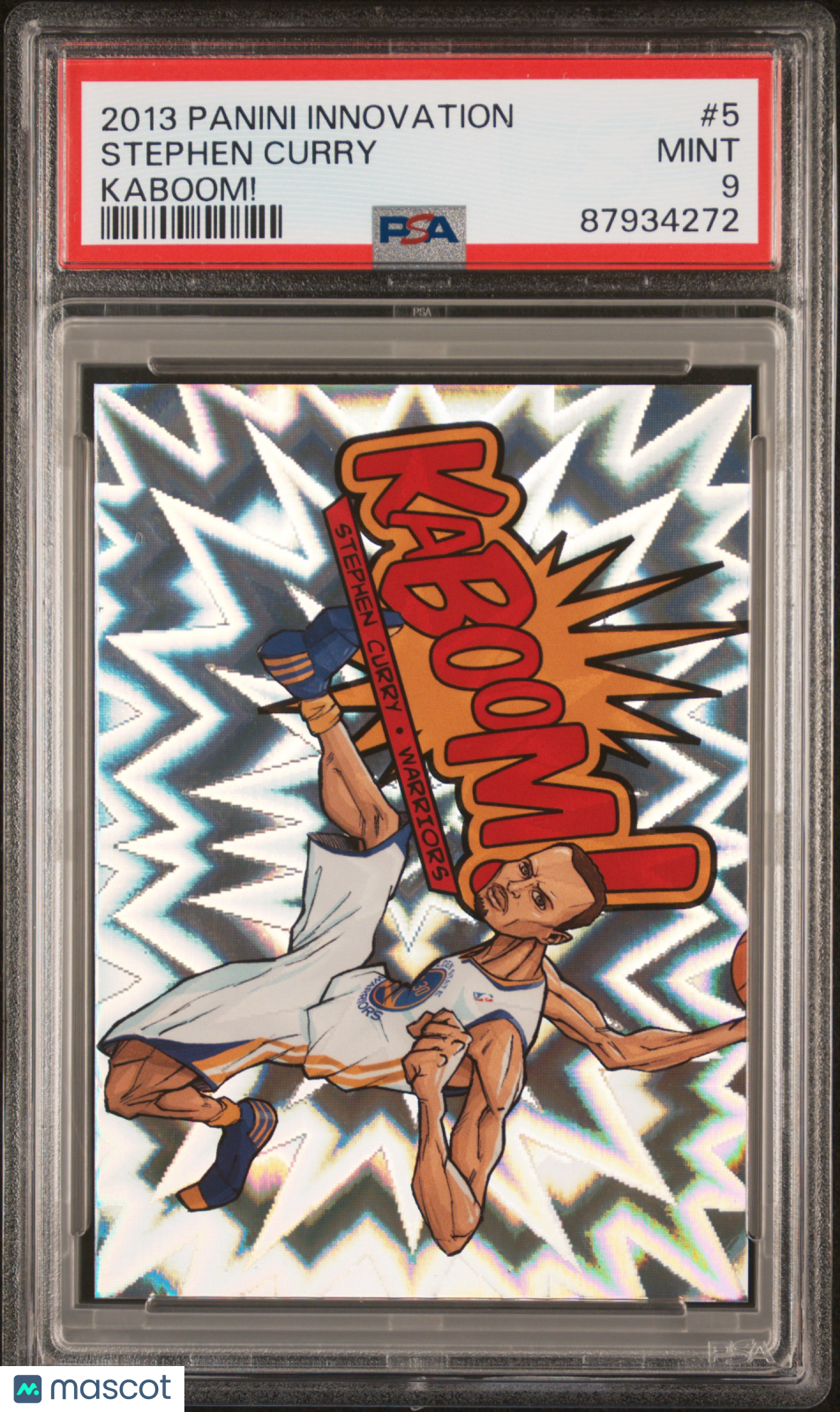 2013 Panini Innovation Kaboom! Stephen Curry #5 PSA 9