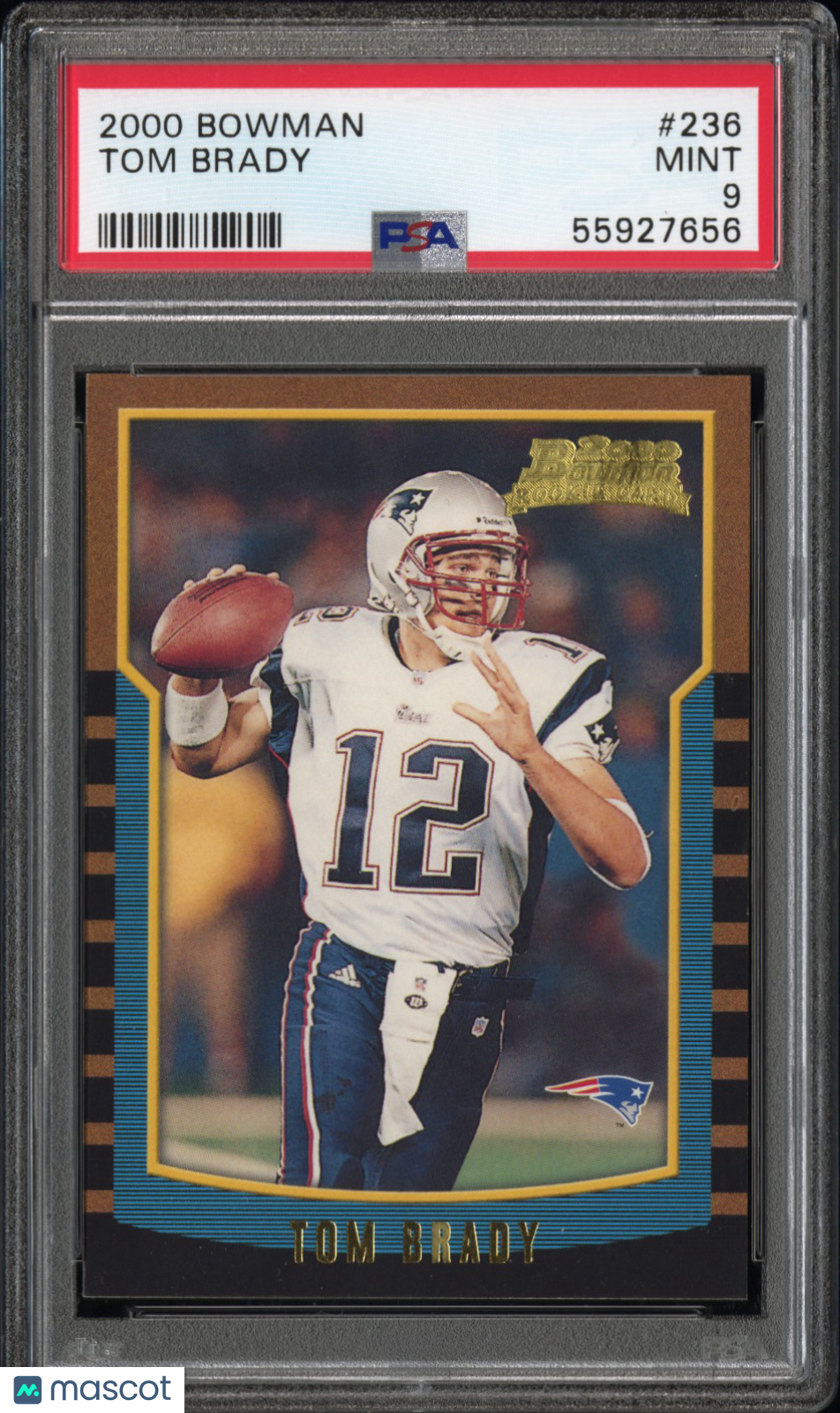 2000 Bowman Tom Brady #236 PSA 9