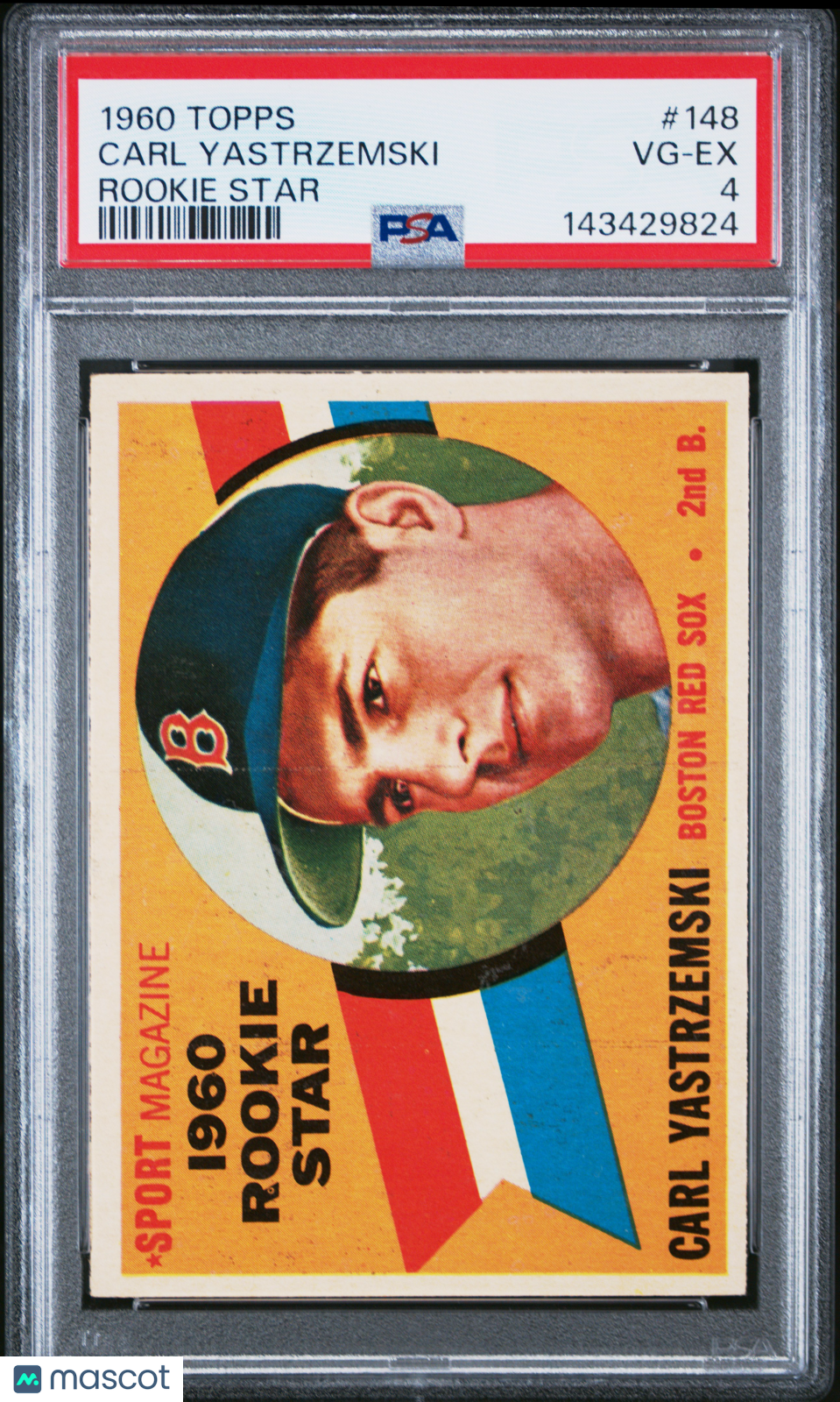 1960 Topps Carl Yastrzemski #148 Rookie Star PSA 4