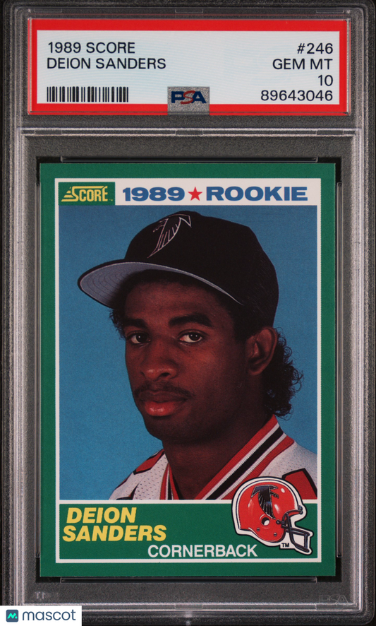 1989 Score Deion Sanders #246 PSA 10