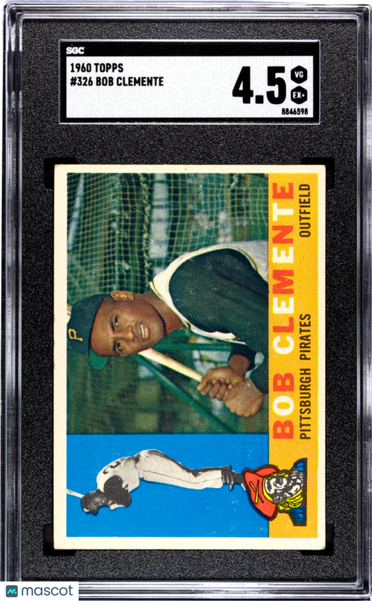 1960 Topps Bob Clemente #326 SGC 4.5