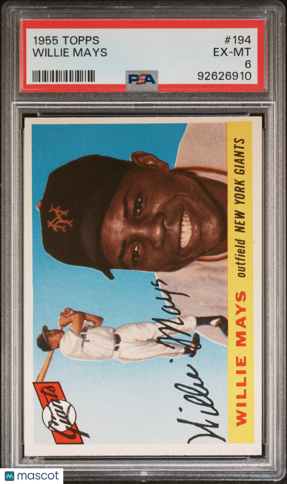 1955 Topps Willie Mays #194 PSA 6