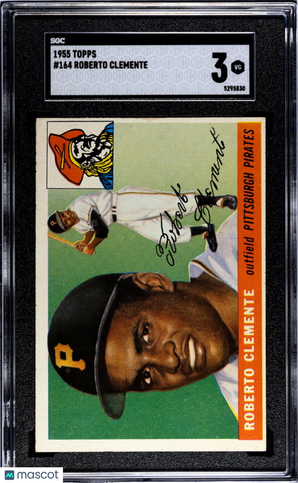 1955 Topps Roberto Clemente #164 SGC 3