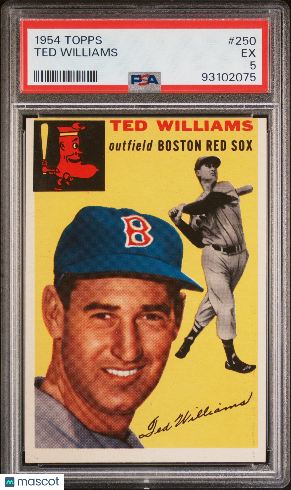 1954 Topps Ted Williams #250 PSA 5