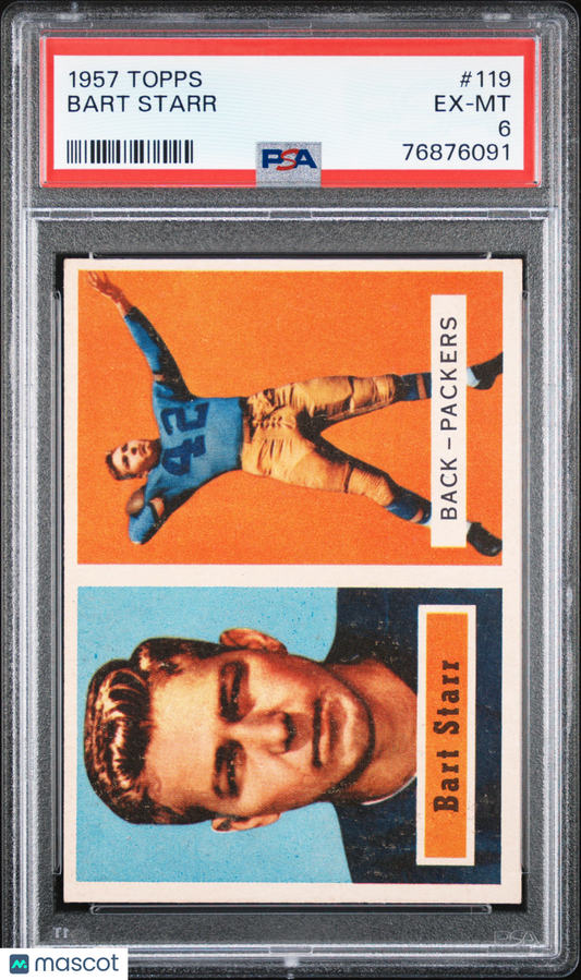 1957 Topps Bart Starr #119 PSA 6