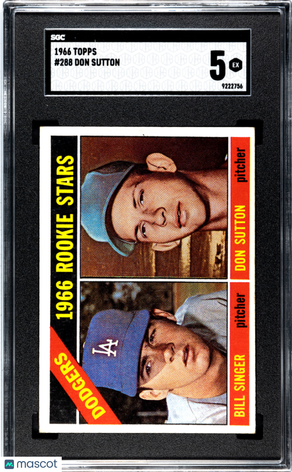 1966 Topps Don Sutton #288 SGC 5