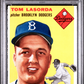 1954 Topps Tom Lasorda #132 PSA 7