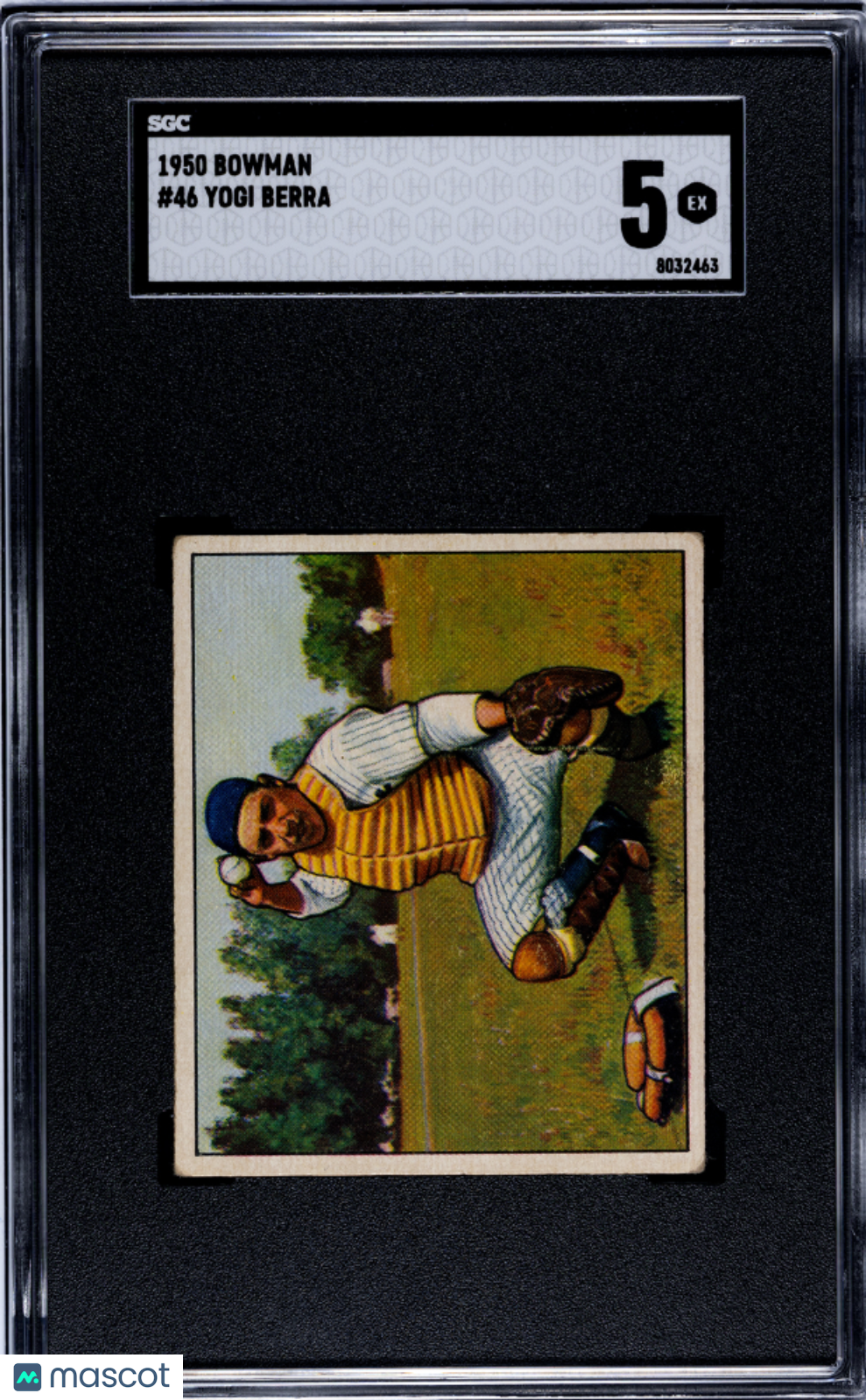 1950 Bowman Yogi Berra #46 SGC 5