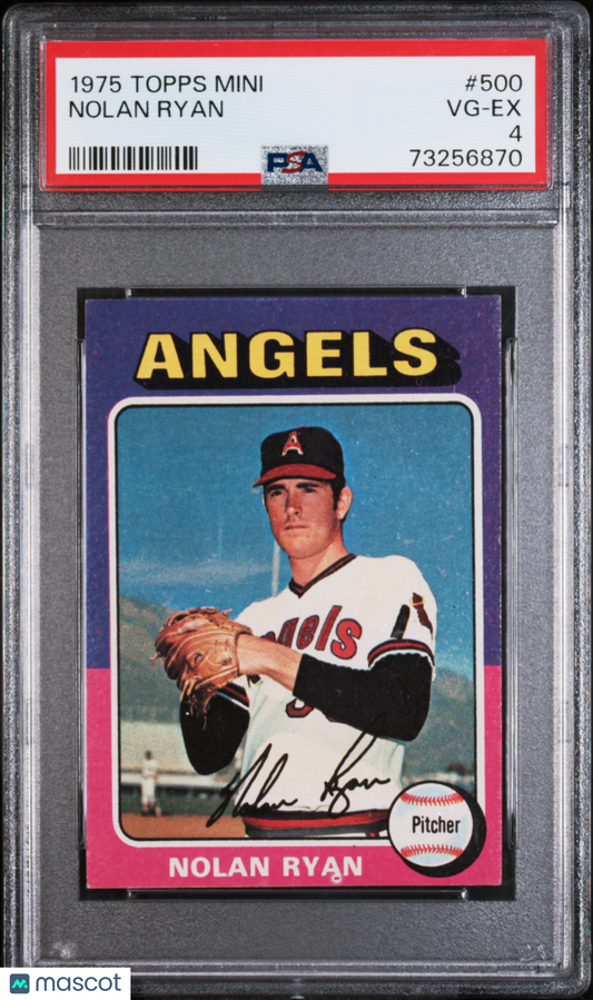 1975 Topps Mini Nolan Ryan #500 PSA 4