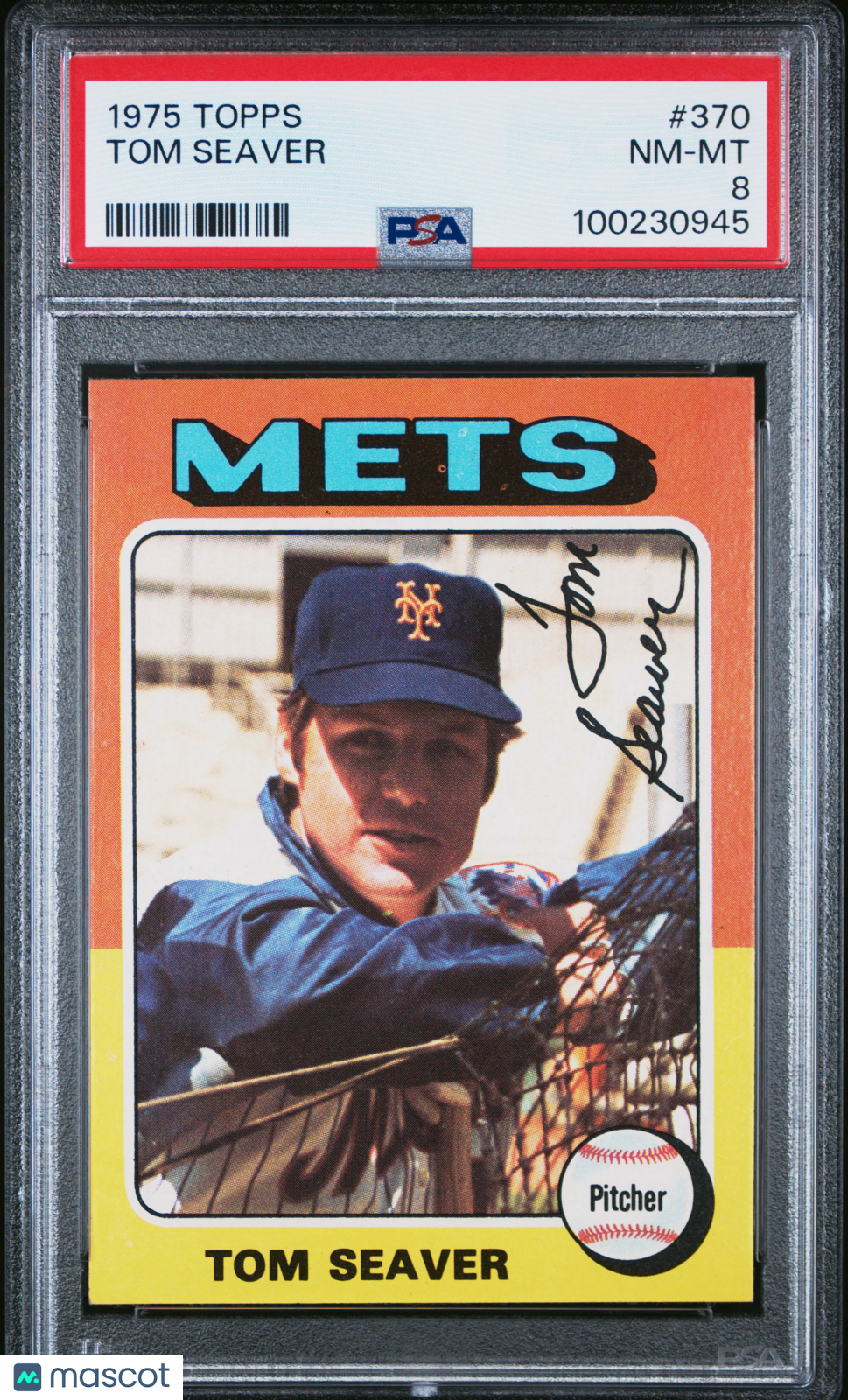1975 Topps Tom Seaver #370 PSA 8
