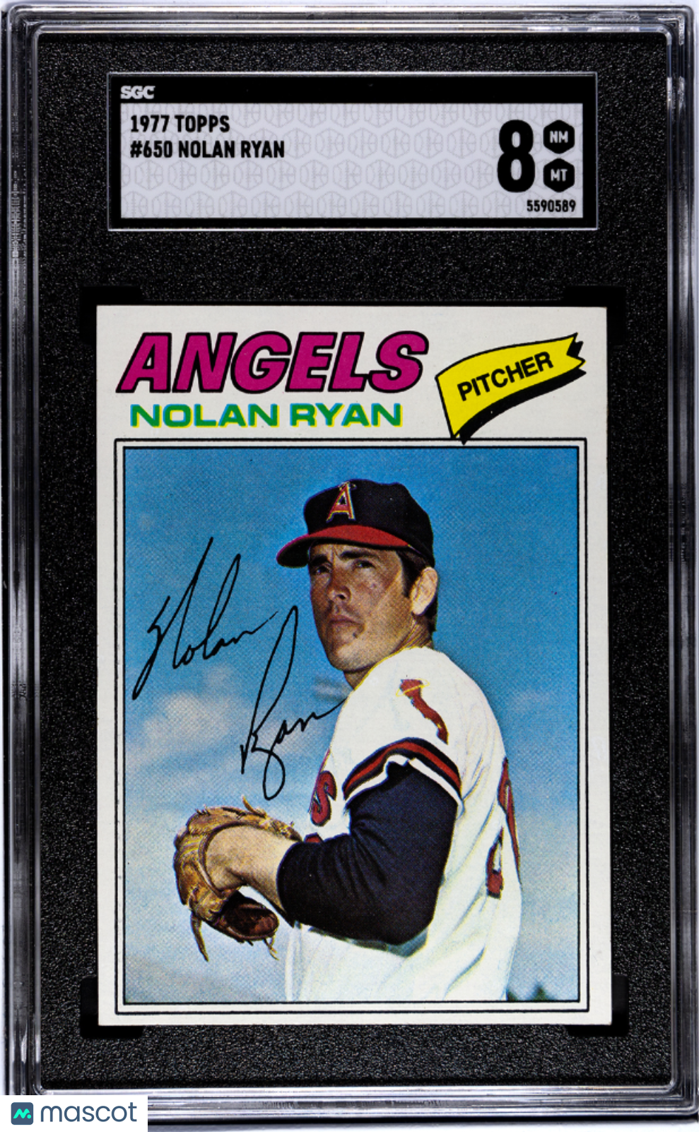 1977 Topps Nolan Ryan #650 SGC 8