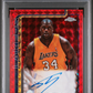 2025 Topps Chrome Chrome Auto Shaquille O'Neal #TCA-SO Red Geometric PSA 10 /5