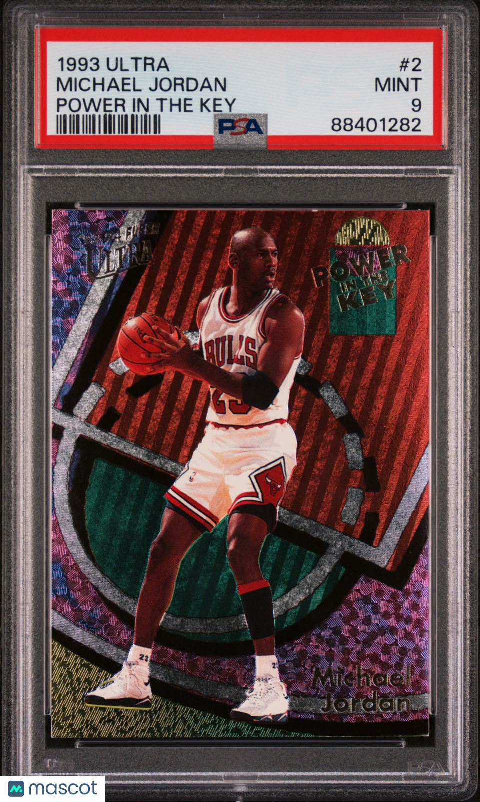 1993 Ultra Power In The Key Michael Jordan #2 PSA 9