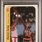 1986 Fleer Sticker Patrick Ewing #6 PSA 8