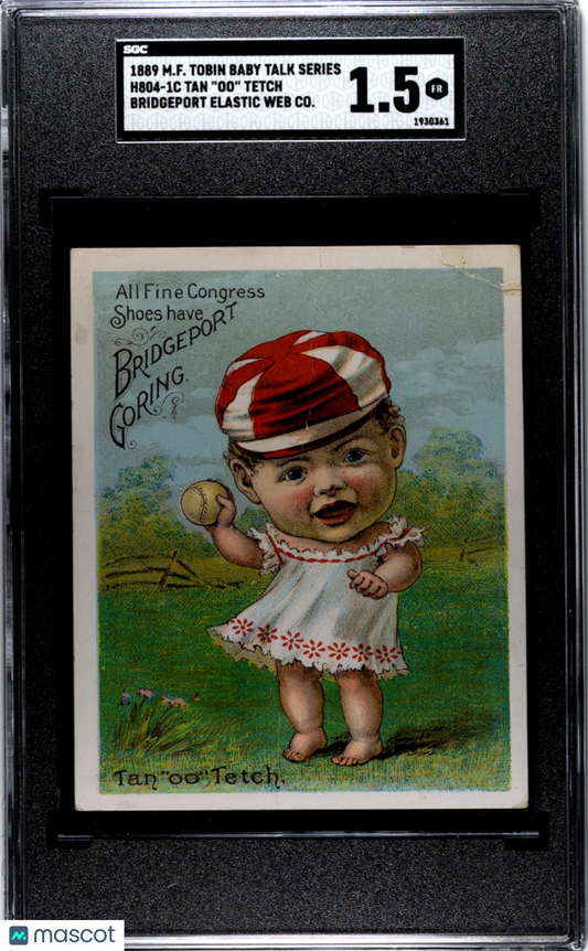 1889 M.F. Tobin H804-1b Baby Talk Series Baby Mckee Tan Oo Tetch SGC 1.5