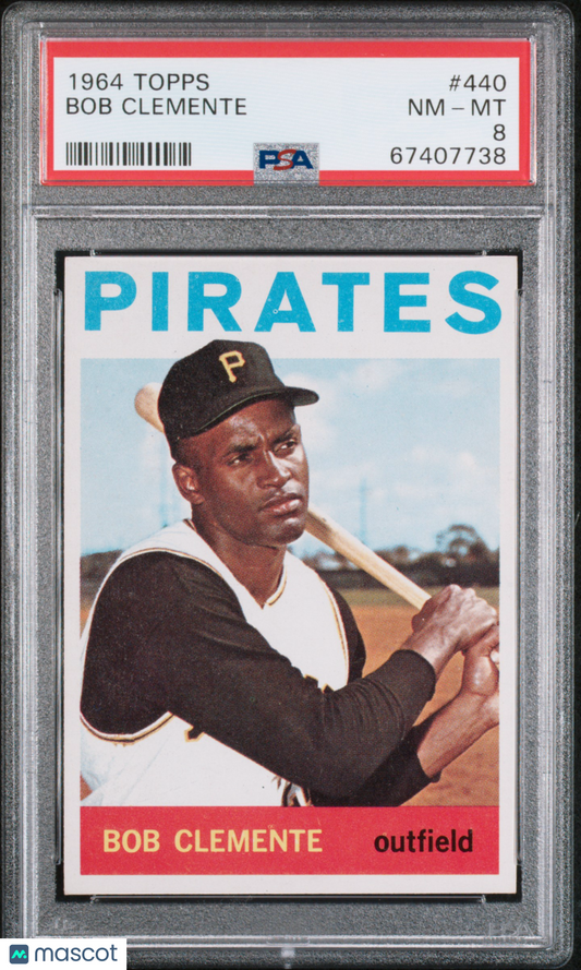 1964 Topps Bob Clemente #440 PSA 8