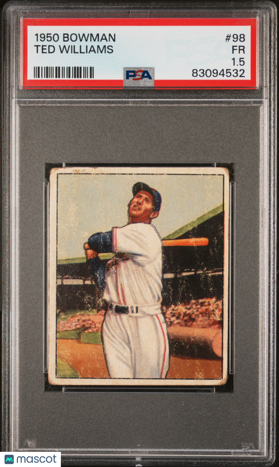 1950 Bowman Ted Williams #98 PSA 1.5