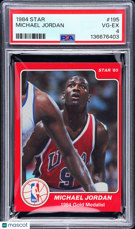 1984 Star Michael Jordan #195 PSA 4