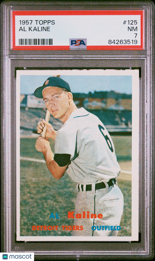 1957 Topps Al Kaline #125 PSA 7