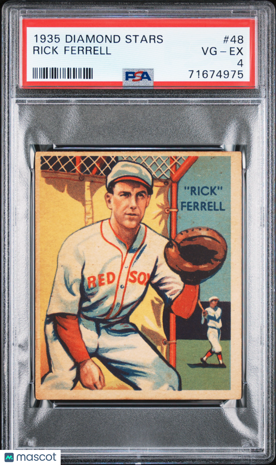 1935 Diamond Stars Rick Ferrell #48 PSA 4