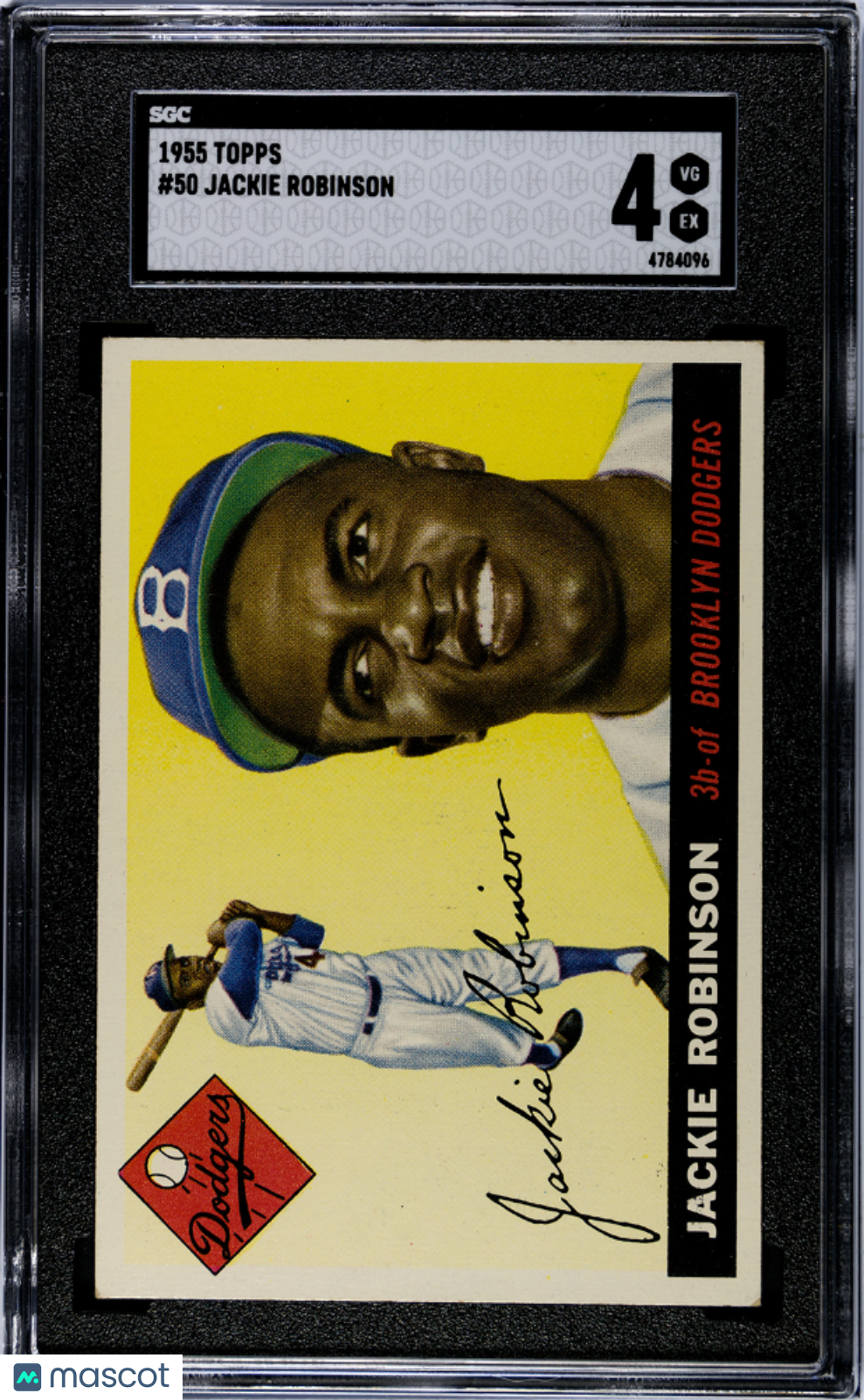1955 Topps Jackie Robinson #50 SGC 4