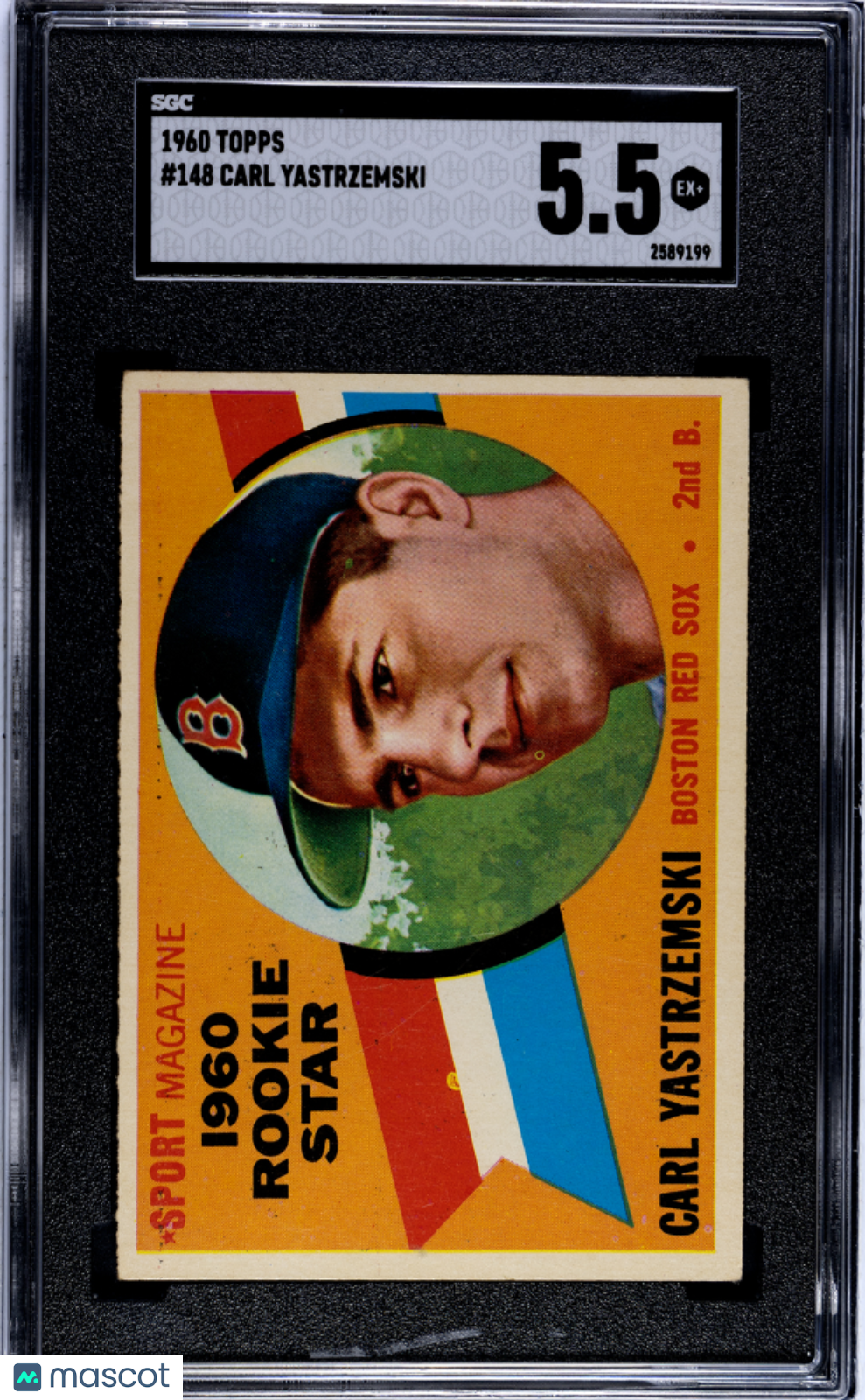 1960 Topps Carl Yastrzemski #148 SGC 5.5