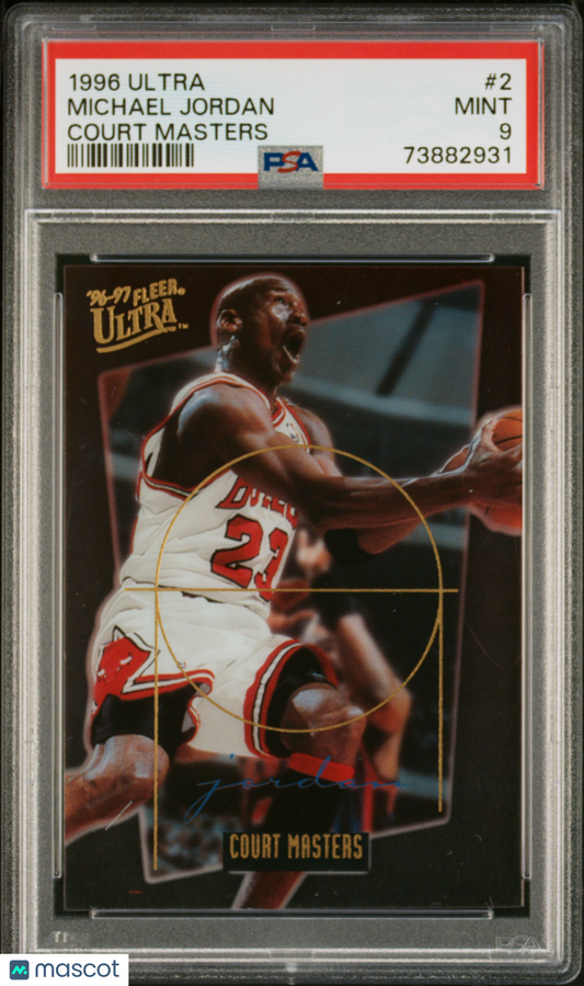 1996 Ultra Court Masters Michael Jordan #2 PSA 9