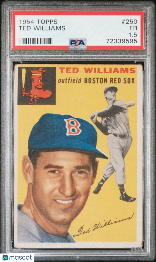 1954 Topps Ted Williams #250 PSA 1.5