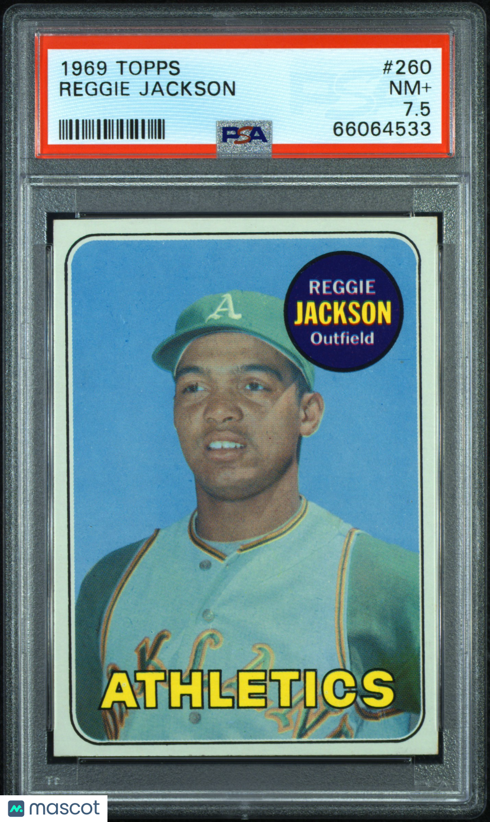 1969 Topps Reggie Jackson #260 PSA 7.5