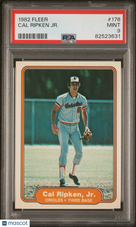1982 Fleer Cal Ripken JR. #176 PSA 9