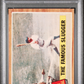 1962 Topps The Famous Slugger #138 Green Tint PSA 8