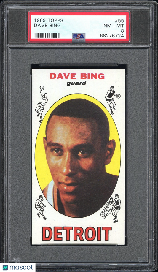 1969 Topps Dave Bing #55 PSA 8