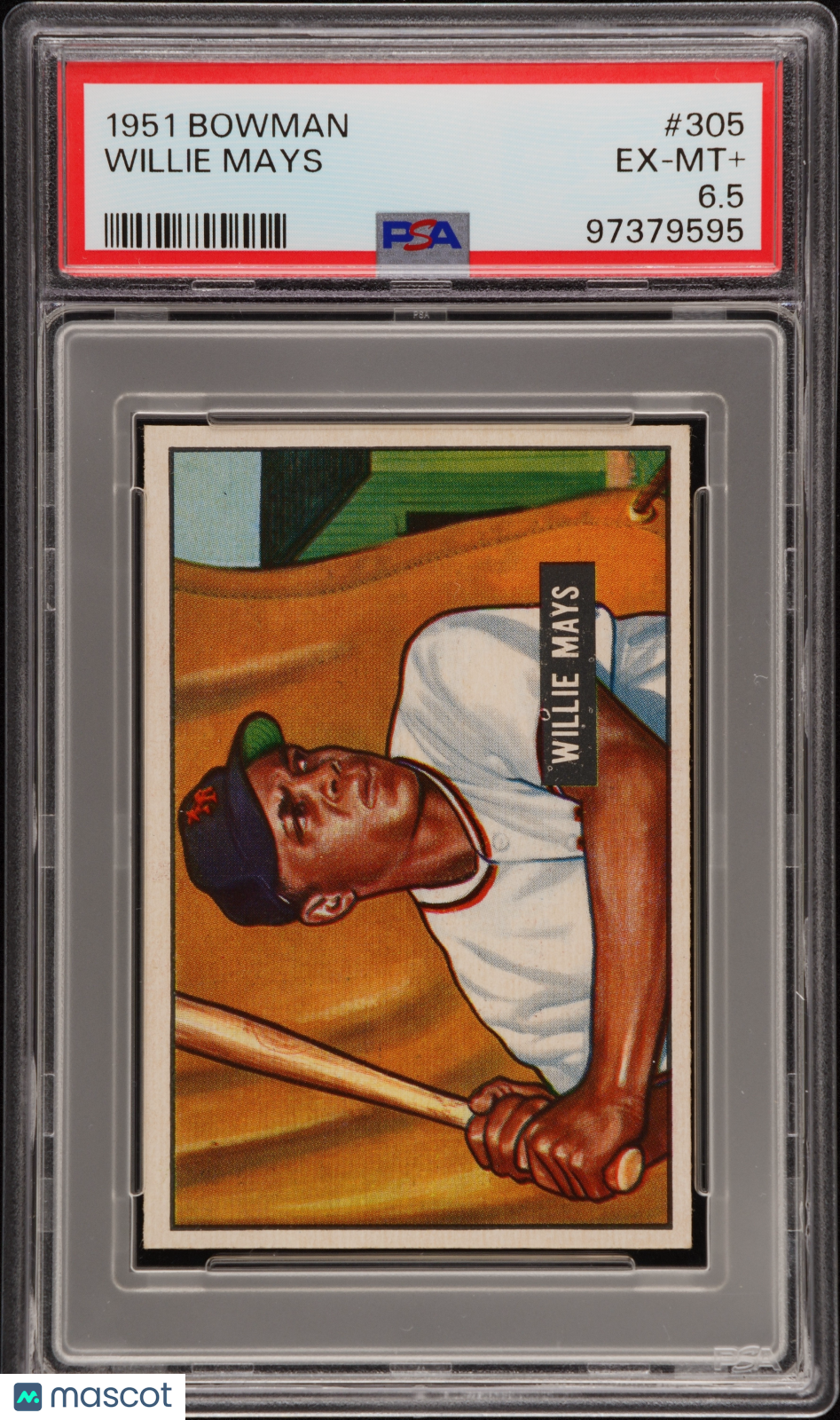 1951 Bowman Willie Mays #305 PSA 6.5