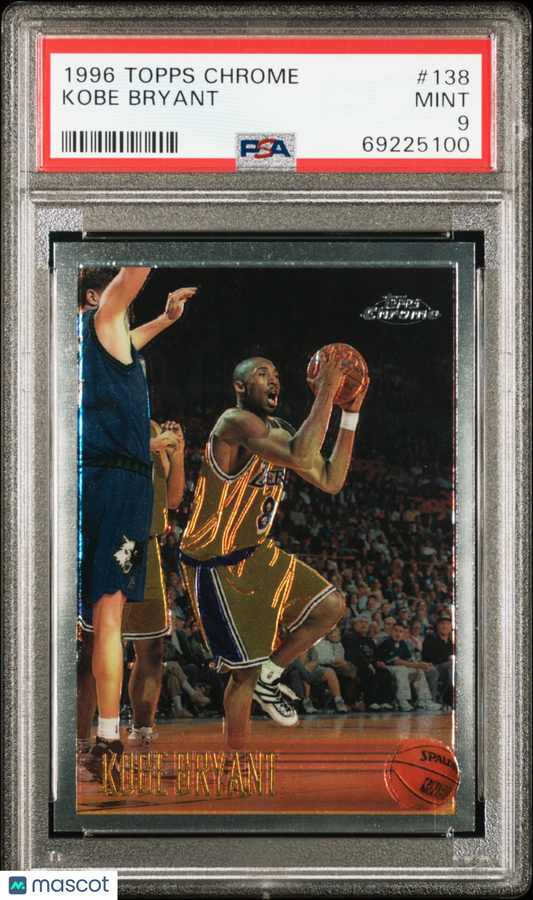 1996 Topps Chrome Kobe Bryant #138 PSA 9