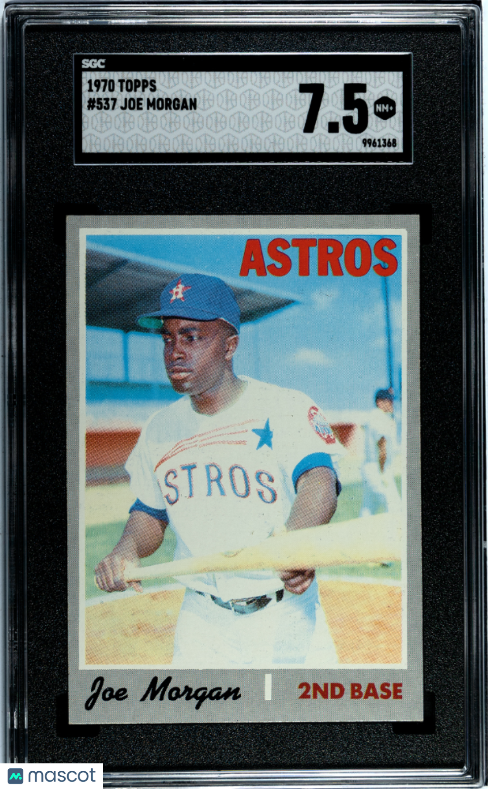 1970 Topps Joe Morgan #537 SGC 7.5