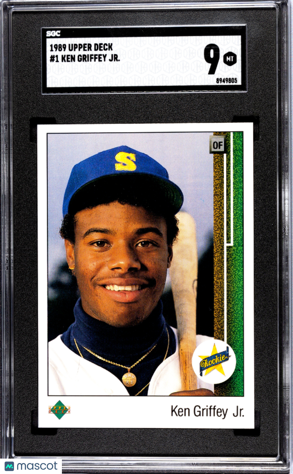 1989 Upper Deck Ken Griffey JR. #1 SGC 9
