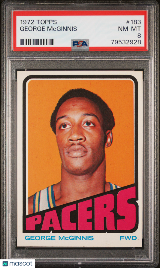 1972 Topps George Mcginnis #183 PSA 8